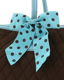 QSD2705 Quilted Solid Large Tote - MiMi Wholesale