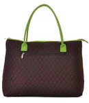 QSD2705 Quilted Solid Large Tote - MiMi Wholesale