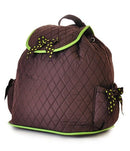 QSD2707 Quilted Solid Drawstring Backpack - MiMi Wholesale