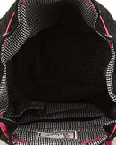 QSD2707 Quilted Solid Drawstring Backpack - MiMi Wholesale
