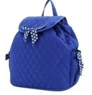 QSD2707 Quilted Solid Drawstring Backpack - MiMi Wholesale