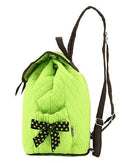 QSD2707 Quilted Solid Drawstring Backpack - MiMi Wholesale