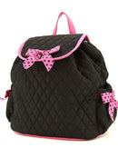 QSD2707 Quilted Solid Drawstring Backpack - MiMi Wholesale