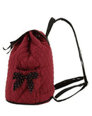 QSD2707 Quilted Solid Drawstring Backpack - MiMi Wholesale