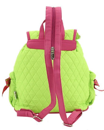 QSD2707 Quilted Solid Drawstring Backpack - MiMi Wholesale
