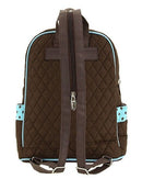 QSD2716 Quilted Solid Zippered Backpack - MiMi Wholesale