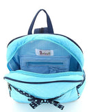 QSD2716 Quilted Solid Zippered Backpack - MiMi Wholesale
