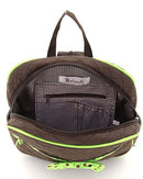 QSD2716 Quilted Solid Zippered Backpack - MiMi Wholesale