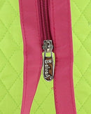 QSD2716 Quilted Solid Zippered Backpack - MiMi Wholesale