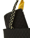 QSD2721 Quilted Solid 3PC Diaper Bag - MiMi Wholesale