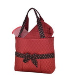 QSD2721 Quilted Solid 3PC Diaper Bag - MiMi Wholesale