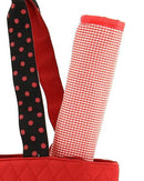 QSD2721 Quilted Solid 3PC Diaper Bag - MiMi Wholesale