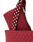 QSD2721 Quilted Solid 3PC Diaper Bag - MiMi Wholesale