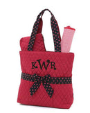 QSD2721 Quilted Solid 3PC Diaper Bag - MiMi Wholesale