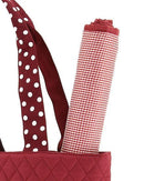 QSD2721 Quilted Solid 3PC Diaper Bag - MiMi Wholesale