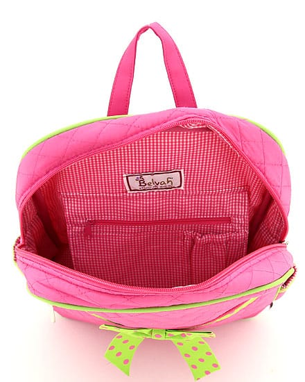 QSD2746 Quilted Solid Large Zippered Backpack