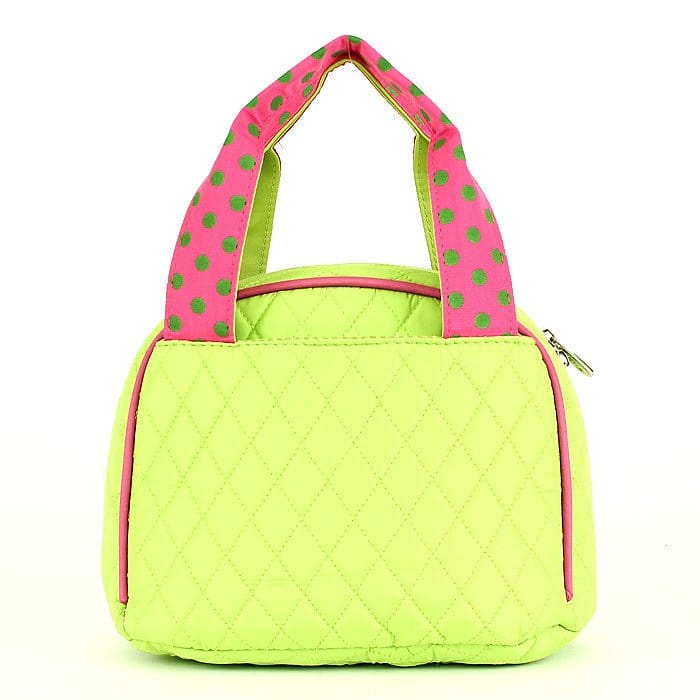 QSD2755 Quilted Solid Lunch Bag - MiMi Wholesale