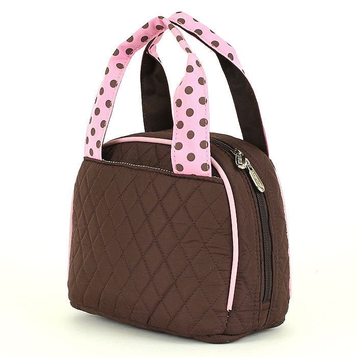 QSD2755 Quilted Solid Lunch Bag - MiMi Wholesale
