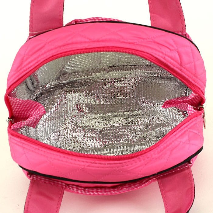 QSD2755 Quilted Solid Lunch Bag - MiMi Wholesale