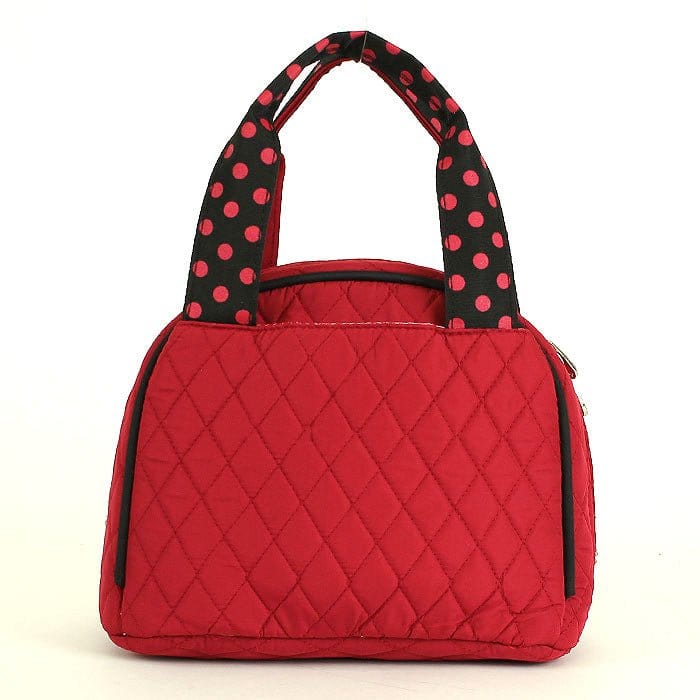 QSD2755 Quilted Solid Lunch Bag - MiMi Wholesale