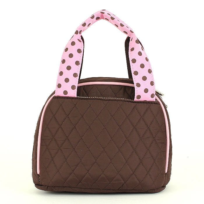 QSD2755 Quilted Solid Lunch Bag - MiMi Wholesale