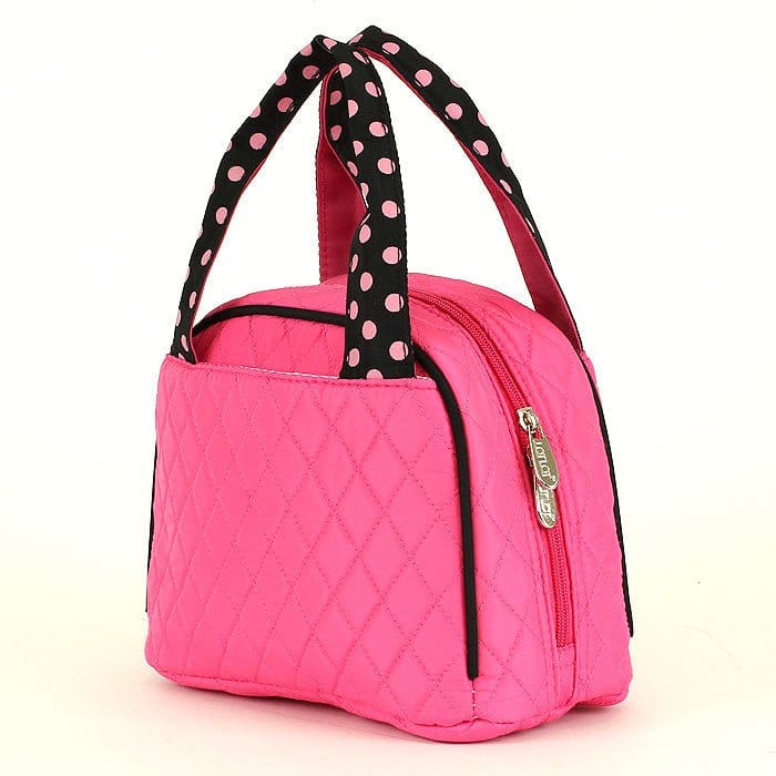 QSD2755 Quilted Solid Lunch Bag - MiMi Wholesale