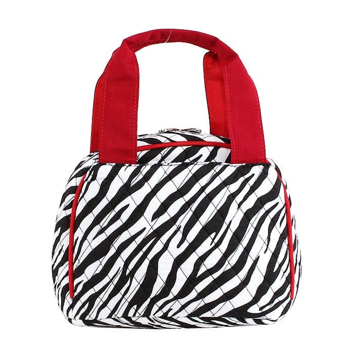 QZ101 Quilted Zebra Lunch Bag - MiMi Wholesale