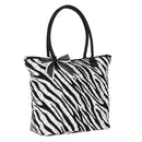 QZ301 Quilted Zebra Small Tote - MiMi Wholesale