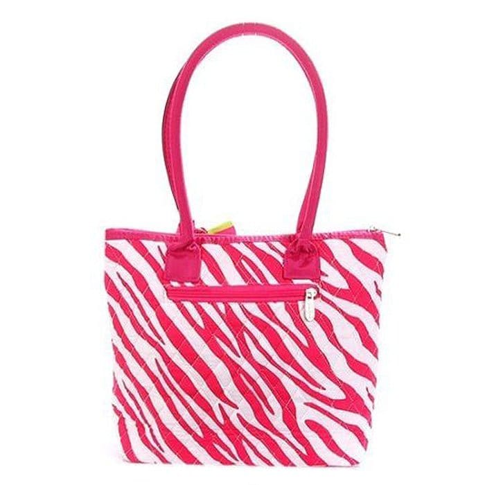 QZ301 Quilted Zebra Small Tote - MiMi Wholesale