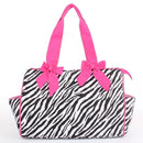 QZB2703 Quilted Zebra Diaper Bag - MiMi Wholesale