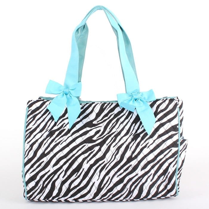 QZB2703 Quilted Zebra Diaper Bag - MiMi Wholesale