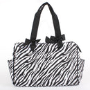 QZB2703 Quilted Zebra Diaper Bag - MiMi Wholesale
