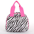 QZB2755 Quilted Zebra Launch Bag - MiMi Wholesale