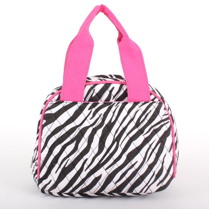 QZB2755 Quilted Zebra Launch Bag - MiMi Wholesale