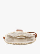 R2101 Gloria Seagrass Crossbody w/ Vegan Leather Accents - MiMi Wholesale