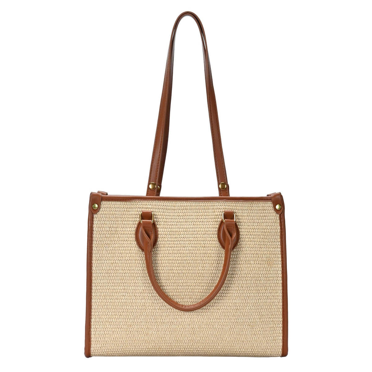 RZ6611 Rachel Zoe Straw Satchel Bag - MiMi Wholesale