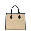 RZ6611 Rachel Zoe Straw Satchel Bag - MiMi Wholesale