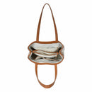 RZ7057 Rachel Zoe Two Tone Three Compartment Tote Bag - MiMi Wholesale