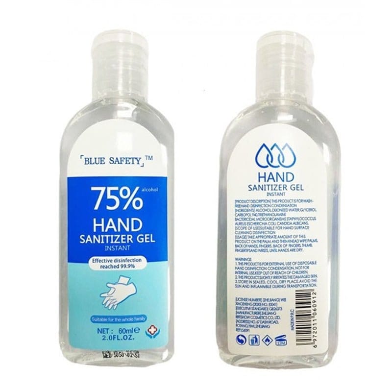 SANI03 Premium Hand Sanitizer Mini 3.4OZ Bottles (6pcs) - MiMi Wholesale