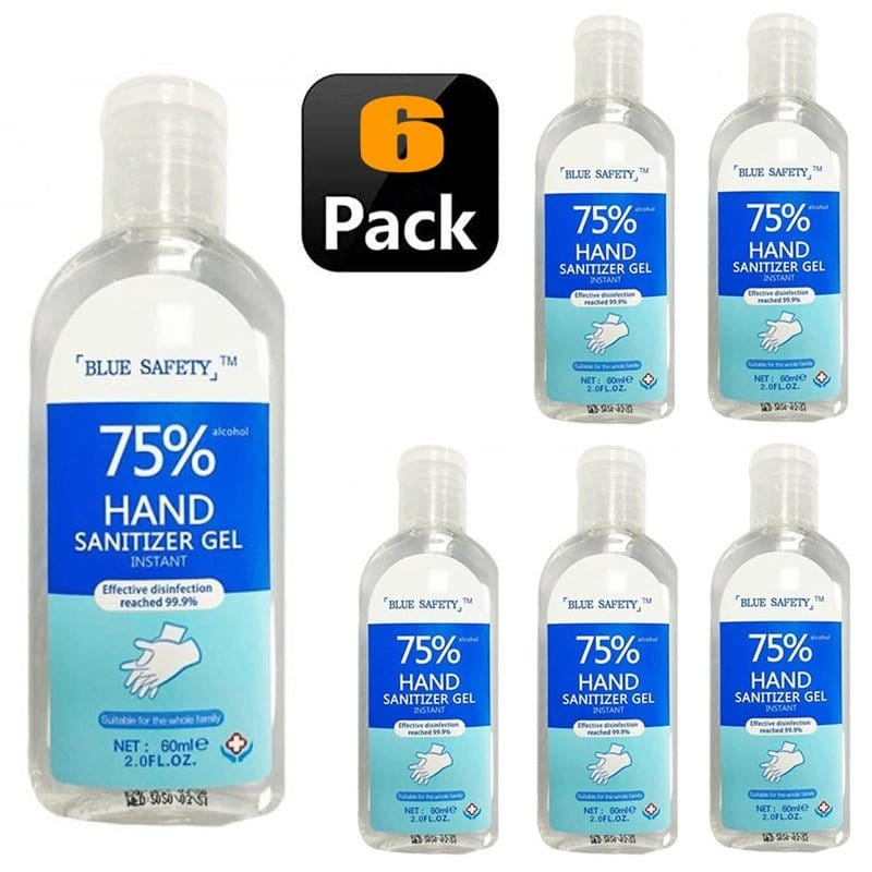 SANI03 Premium Hand Sanitizer Mini 3.4OZ Bottles (6pcs) - MiMi Wholesale