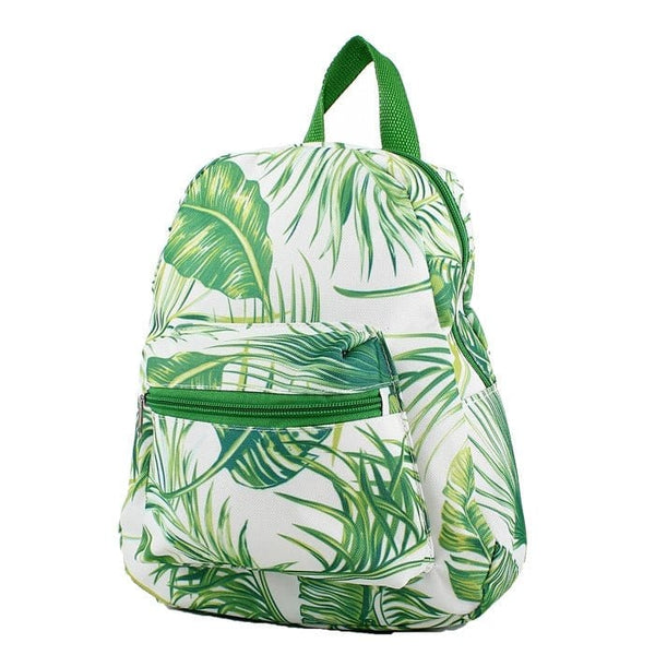 SBP-110 Palm Print Small Backpack - MiMi Wholesale