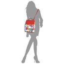SF2758 Flower Leopard Convertible Backpack - MiMi Wholesale