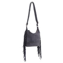SJ20307 Soft Leather Fringe Crossbody Bag - MiMi Wholesale