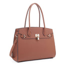 SM19637 Key to My Heart Satchel With Strap - MiMi Wholesale