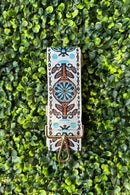 SS050F1 Boho Floral Pattern Adjustable Guitar Strap - MiMi Wholesale