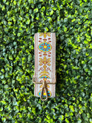 SS050F1 Boho Floral Pattern Adjustable Guitar Strap - MiMi Wholesale