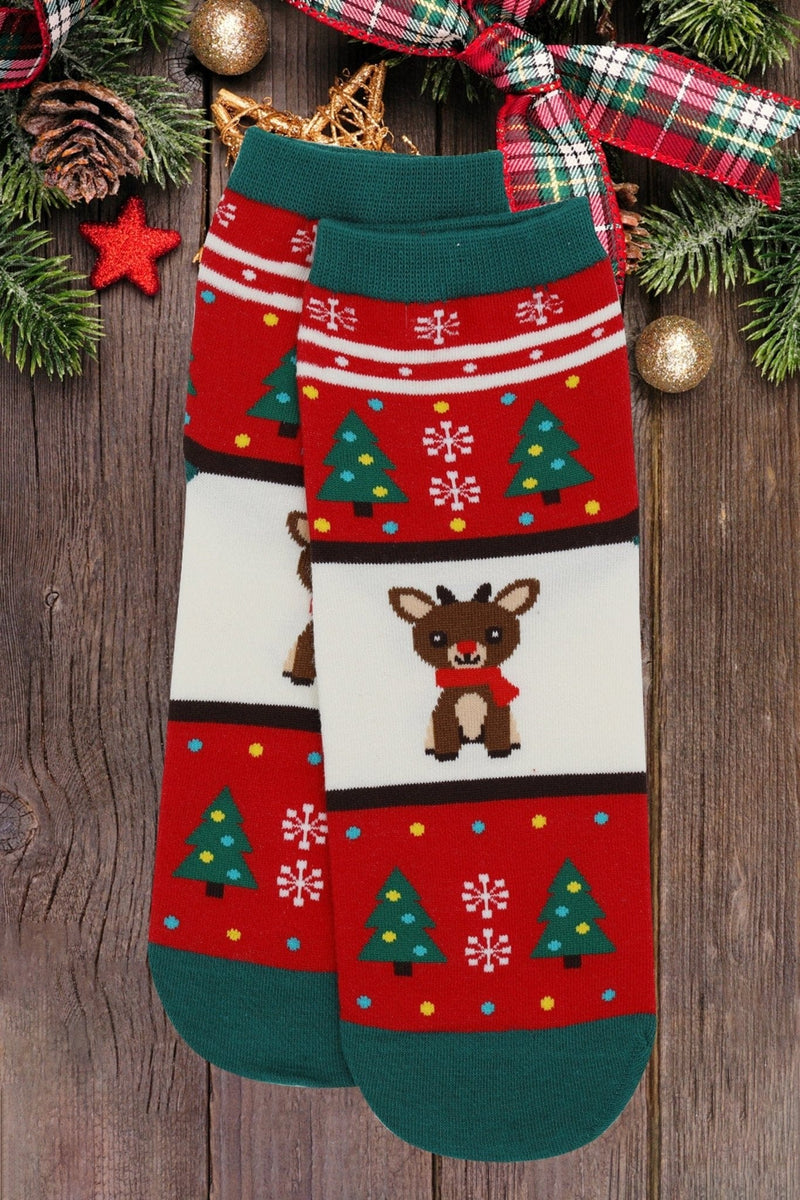 SS1005 12pcs Assorted Christmas Sock Pack - MiMi Wholesale