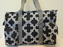 ST16-113 Pink Paisley 6 Pocket Tote - MiMi Wholesale
