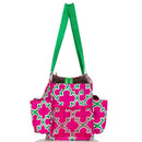 ST16-113 Pink Paisley 6 Pocket Tote - MiMi Wholesale