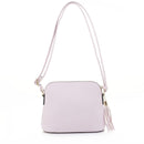ST5314X Woven Straw Dome Crossbody Bag with Tassel - MiMi Wholesale